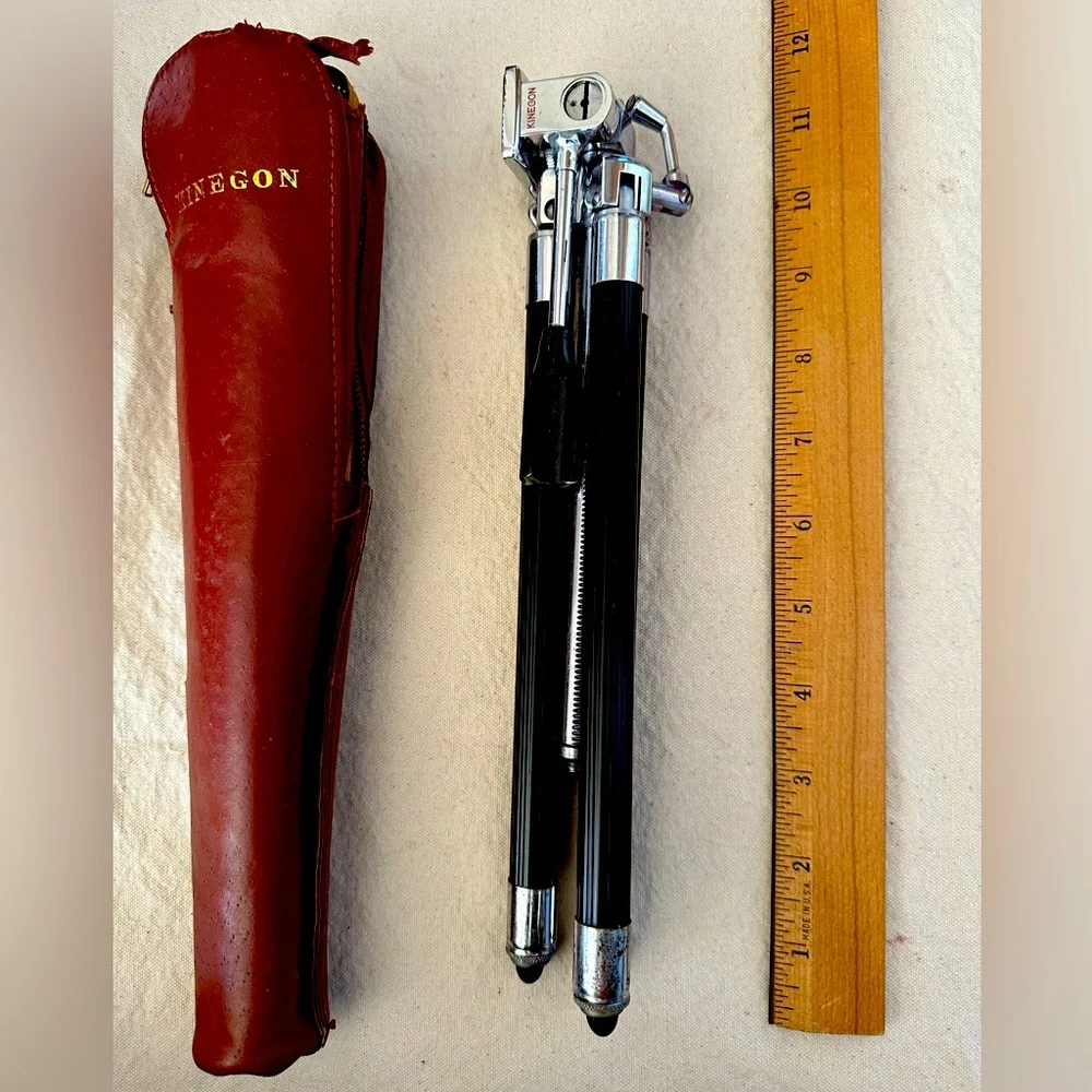 Vintage Kinegon small tripod with case